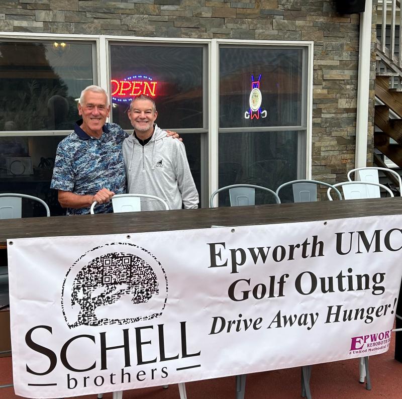 David Streit and Scott Button ran this year’s Epworth United Methodist Church golf outing at American Classic Golf Club, which raised thousands of dollars to support the church’s food support programs for those in need. SUBMITTED PHOTOS